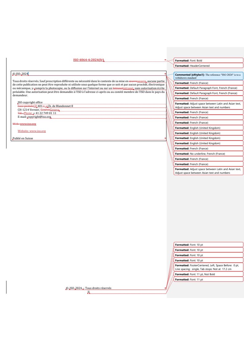 ISO 4064-4:2024 REDLINE ISO 4064-4:2024 - Compteurs d'eau potable froide et d'eau chaude — Partie 4: Exigences non métrologiques non couvertes par l'ISO 4064-1
Released:12/19/2024 - Page 2 preview