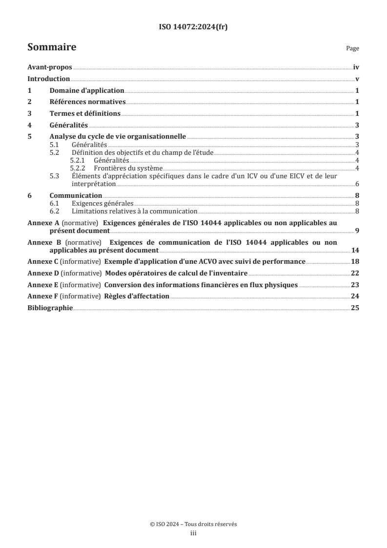 ISO 14072:2024 - Management environnemental — Analyse du cycle de vie — Exigences et recommandations relatives à l'analyse du cycle de vie organisationnelle
Released:10. 10. 2024