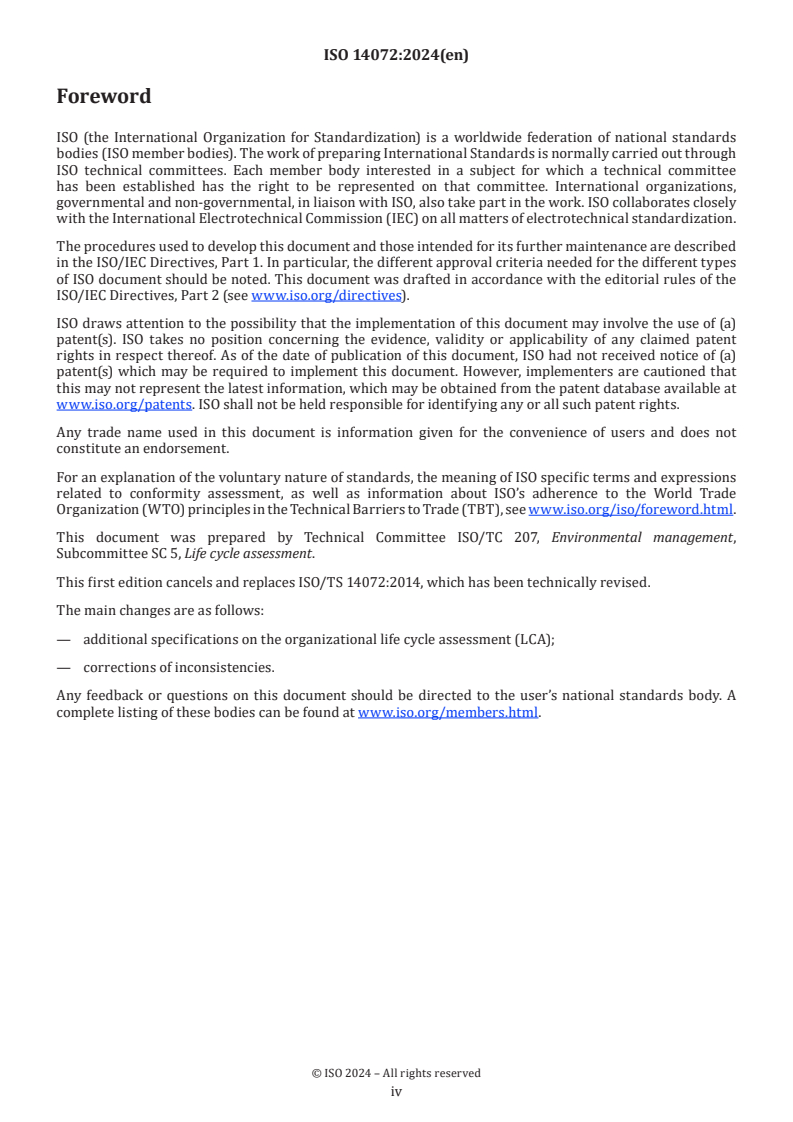 ISO 14072:2024 ISO 14072:2024 - Environmental management — Life cycle assessment — Requirements and guidance for organizational life cycle assessment
Released:10. 10. 2024 - Page 4 preview