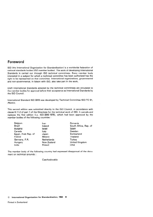 ISO 3343:1984 ISO 3343:1984 - Textile glass -- Yarns -- Determination of twist balance index - Page 2 preview