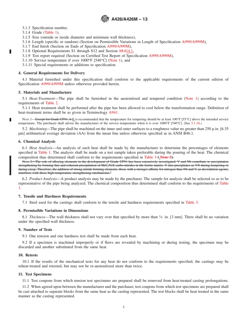 ASTM A426/A426M-13 - Standard Specification for Centrifugally Cast ...