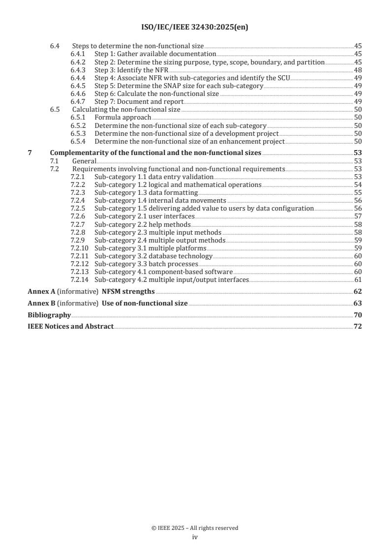 ISO/IEC/IEEE 32430:2025 ISO/IEC/IEEE 32430:2025 - Software engineering — Software non-functional size measurement
Released:6. 02. 2025 - Page 4 preview