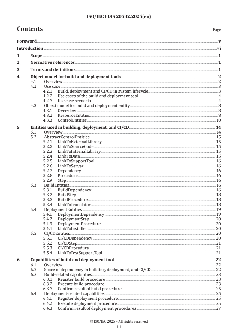 ISO/IEC FDIS 20582 - Software and systems engineering — Capabilities of build and deployment tools
Released:19. 02. 2025