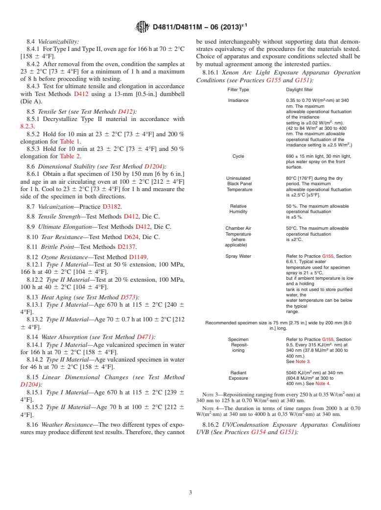 ASTM D4811/D4811M-06(2013)e1 - Standard Specification for Nonvulcanized (Uncured) Rubber Sheet Used as Roof Flashing