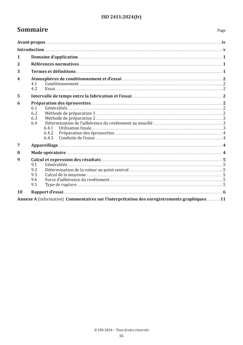 ISO 2411:2024 - Supports textiles revêtus de caoutchouc ou de plastique — Détermination de l'adhérence du revêtement
Released:10. 09. 2024