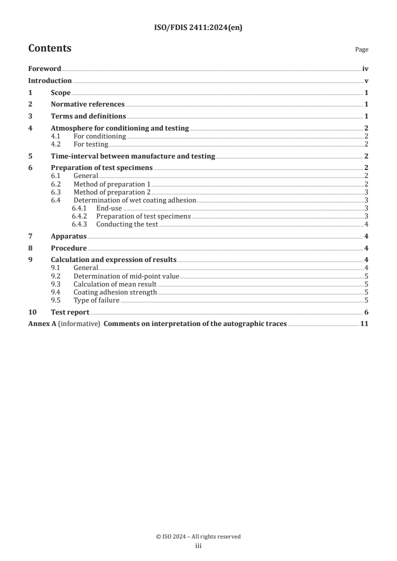 ISO/FDIS 2411 - Rubber- or plastics-coated fabrics — Determination of coating adhesion
Released:5. 06. 2024