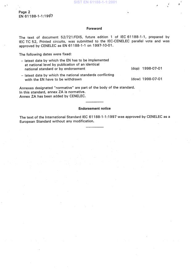 EN 61188-1-1:1997 EN 61188-1-1:2001 - Page 4 preview