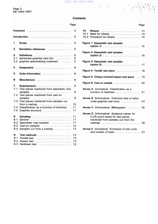 EN 1563:1997 EN 1563:1998 - Page 4 preview