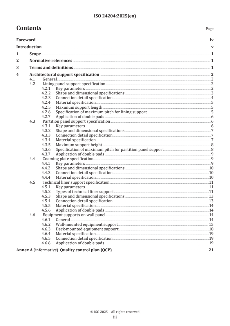 ISO 24204:2025 - Oil and gas industries including lower carbon energy — Bulk material for offshore projects — Design for architectural supports
Released:18. 02. 2025