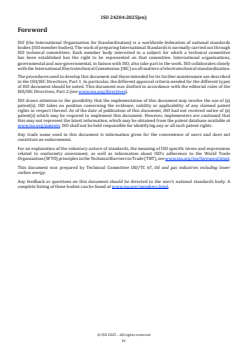 ISO 24204:2025 - Oil and gas industries including lower carbon energy — Bulk material for offshore projects — Design for architectural supports
Released:18. 02. 2025 - Page 4 preview