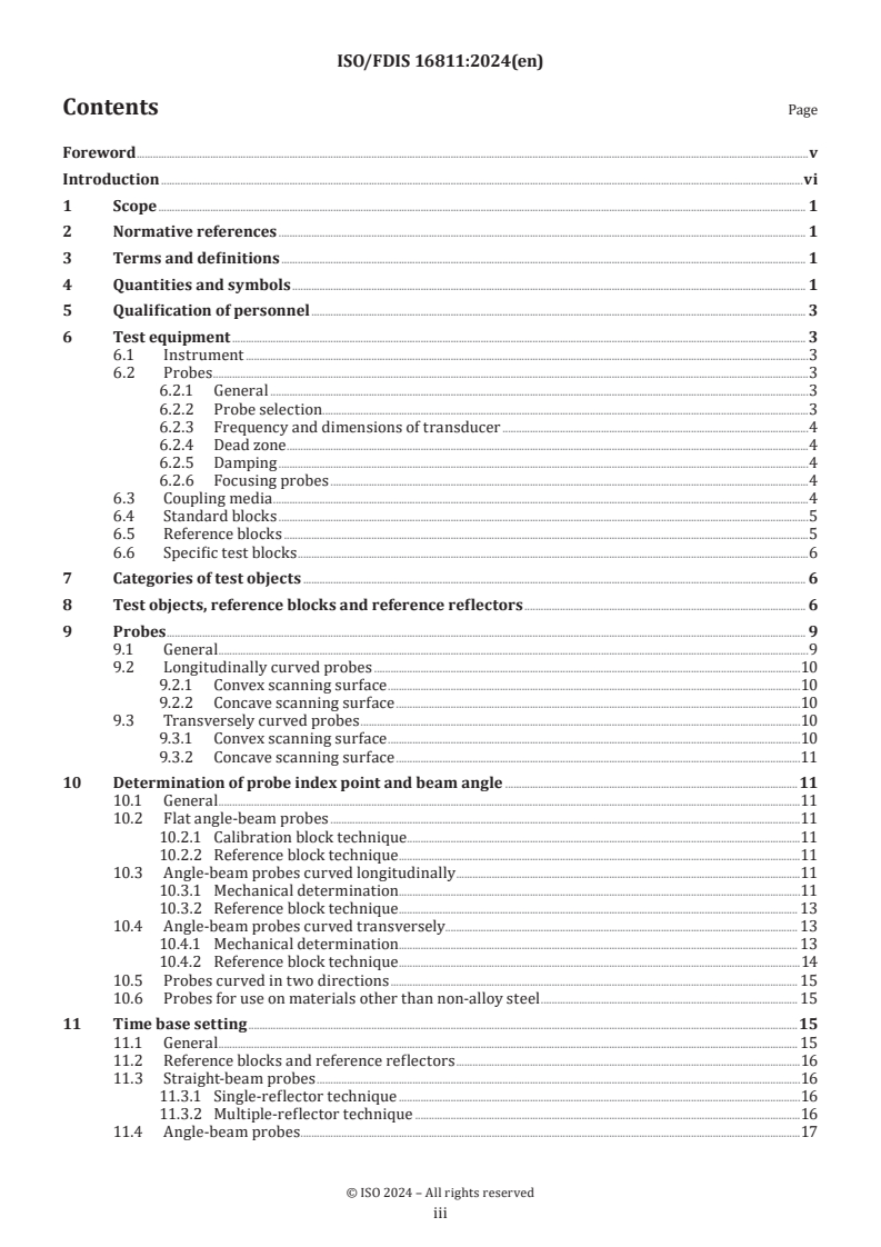 ISO/FDIS 16811 - Non-destructive testing — Ultrasonic testing — Sensitivity and range setting
Released:11/13/2024