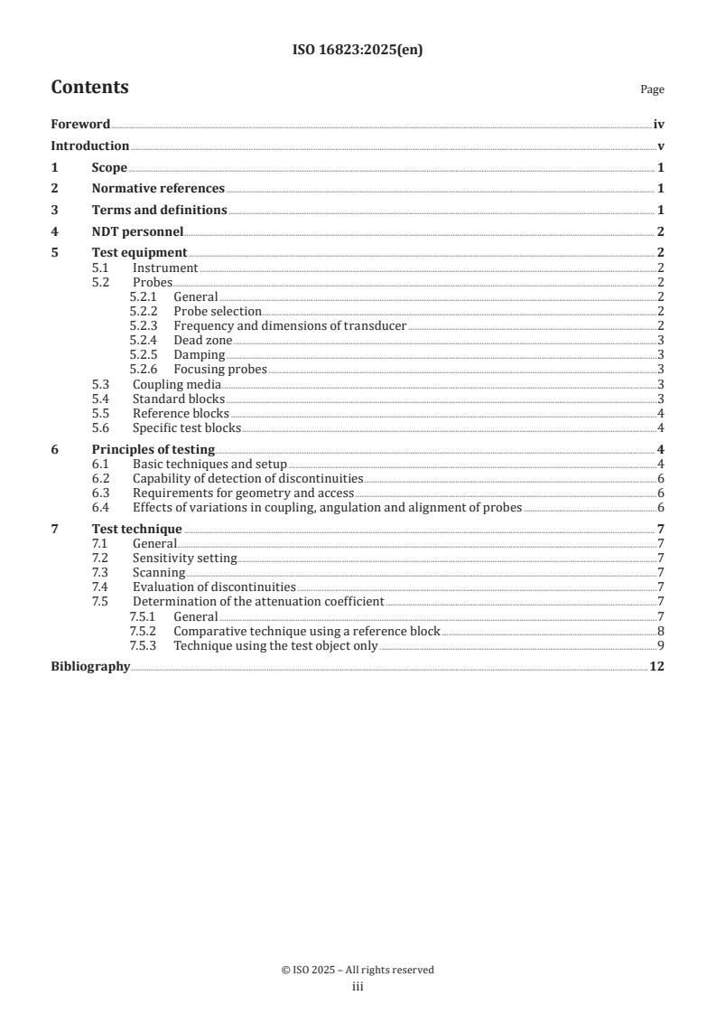 ISO 16823:2025 - Non-destructive testing — Ultrasonic testing — Through-transmission technique
Released:1/7/2025