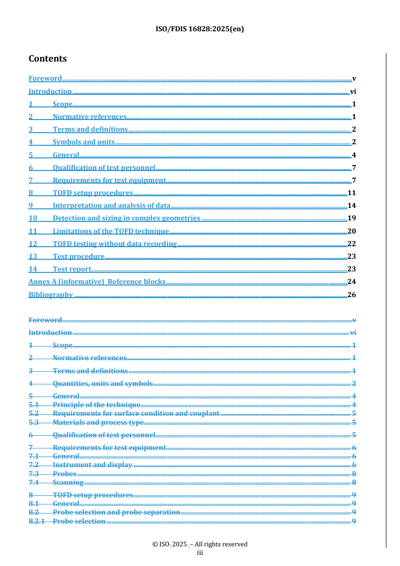 REDLINE ISO/FDIS 16828 - Non-destructive testing — Ultrasonic testing — Time-of-flight diffraction technique for detection and sizing of discontinuities
Released:1. 04. 2025