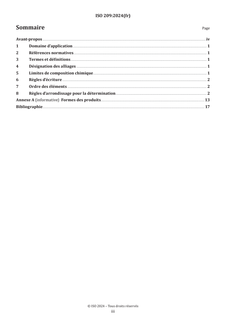 ISO 209:2024 - Aluminium et alliages d’aluminium corroyés — Composition chimique
Released:12/19/2024