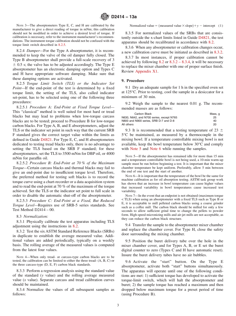 ASTM D2414-13a - Standard Test Method for  Carbon Black&mdash;Oil Absorption Number (OAN)