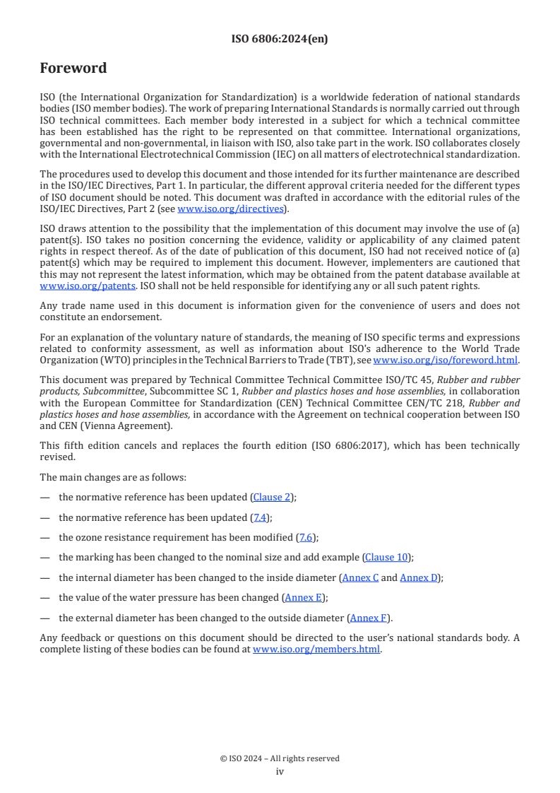 ISO 6806:2024 ISO 6806:2024 - Rubber hoses and hose assemblies for use in oil burners — Specification
Released:8. 05. 2024 - Page 4 preview