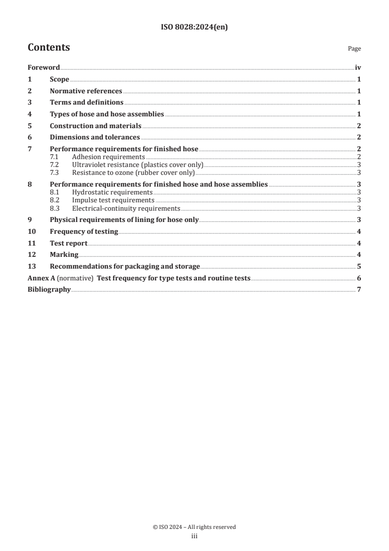 ISO 8028:2024 - Rubber and/or plastics hoses and hose assemblies for airless paint spraying — Specification
Released:24. 07. 2024