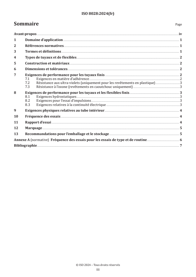 ISO 8028:2024 - Tuyaux et flexibles en caoutchouc et/ou en plastique pour pulvérisation (AIRLESS) des peintures — Spécifications
Released:24. 07. 2024