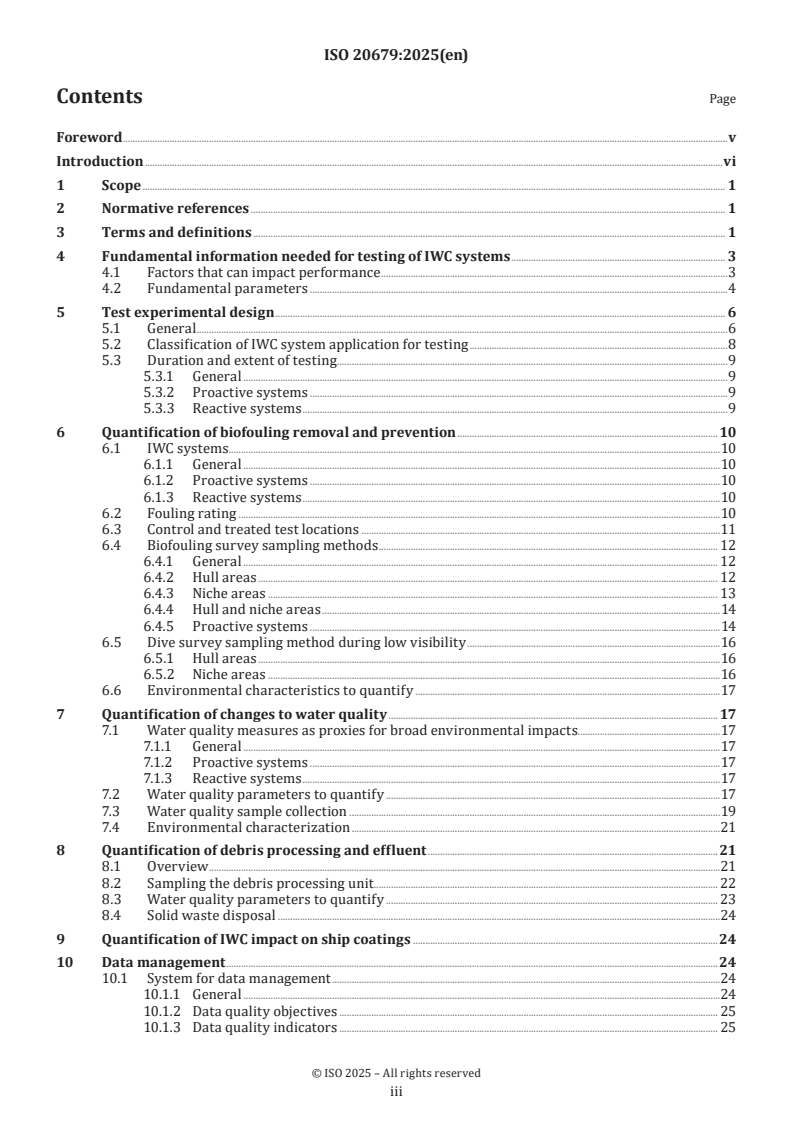 ISO 20679:2025 - Ships and marine technology — Marine environment protection — Testing of ship biofouling in-water cleaning systems
Released:10. 01. 2025