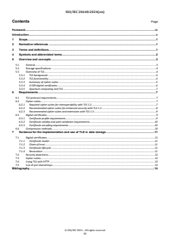 ISO/IEC 20648:2024 - Information technology — TLS specification for storage systems
Released:17. 07. 2024 - Page 3 preview