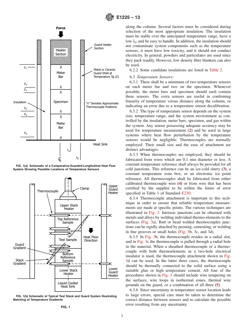 ASTM E1225-13 - Standard Test Method for  Thermal Conductivity of Solids Using the Guarded-Comparative-Longitudinal  Heat Flow Technique