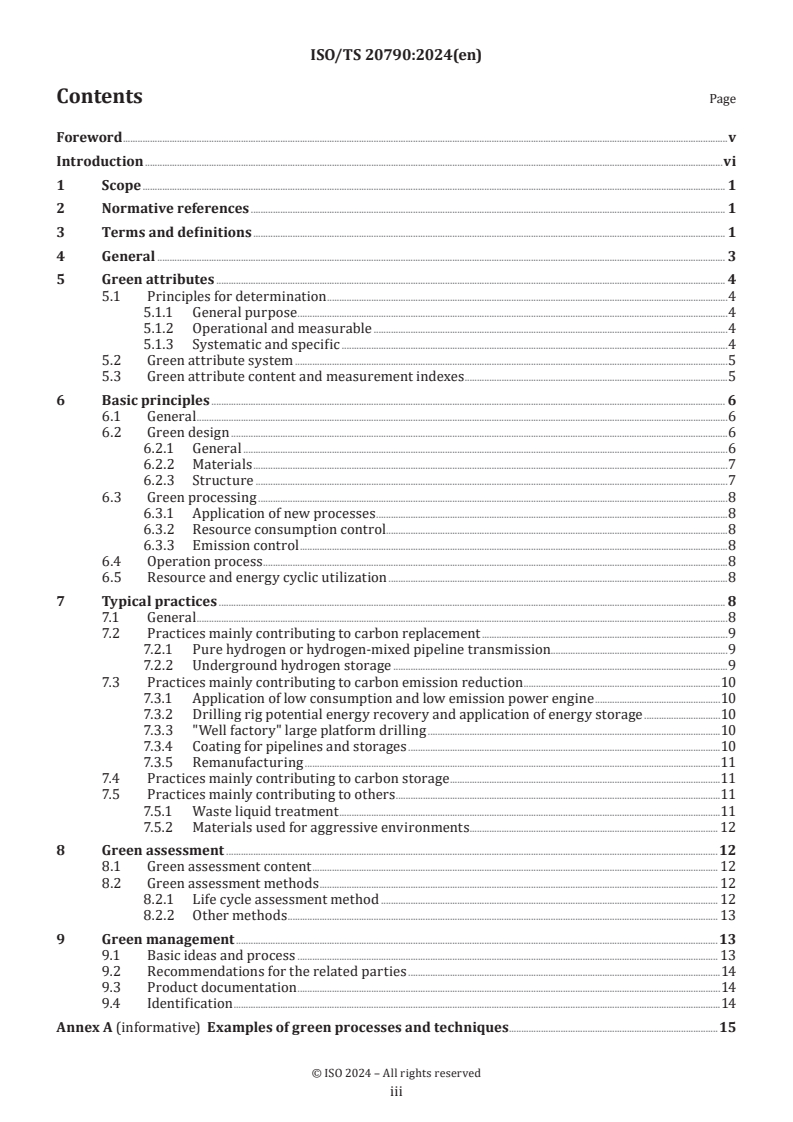 ISO/TS 20790:2024 - Oil and gas industries including lower carbon energy — Guidelines for green manufacturing and lower carbon emission of oil and gas-field equipment and materials
Released:2. 10. 2024