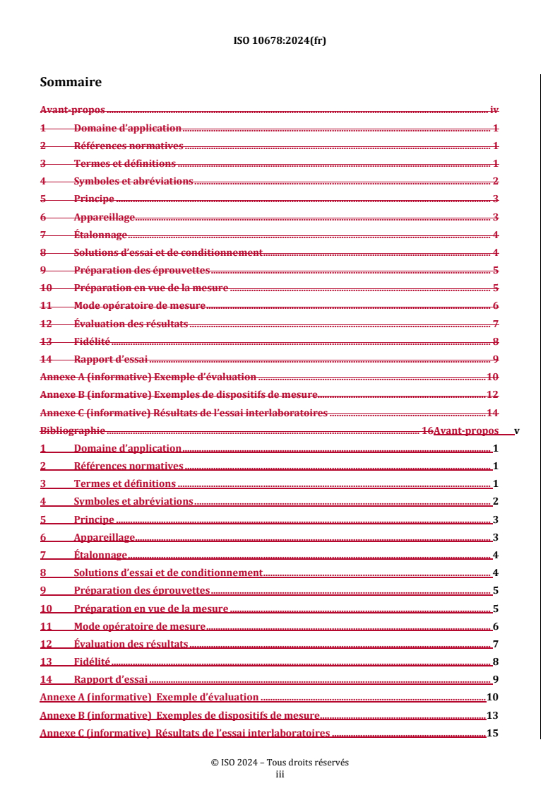 REDLINE ISO 10678:2024 - Céramiques techniques — Détermination de l'activité photocatalytique des surfaces dans un milieu aqueux par dégradation du bleu de méthylène
Released:11/11/2024