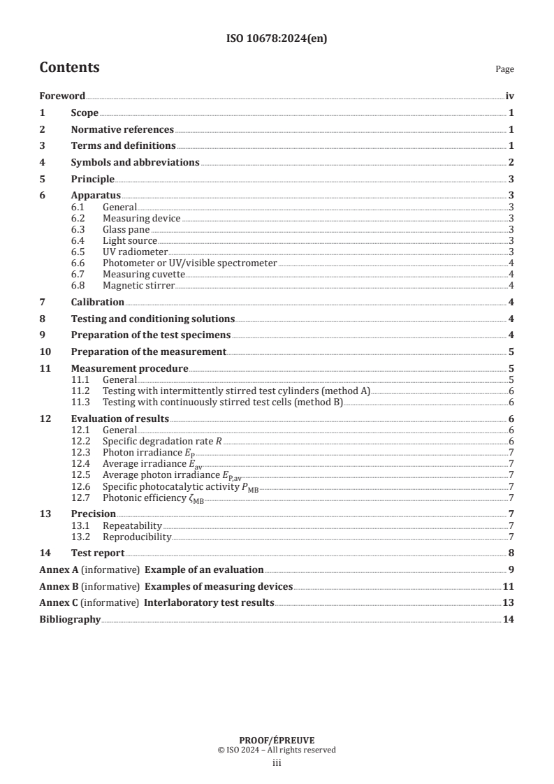 ISO/PRF 10678 - Fine ceramics (advanced ceramics, advanced technical ceramics) — Determination of photocatalytic activity of surfaces in an aqueous medium by degradation of methylene blue
Released:29. 08. 2024