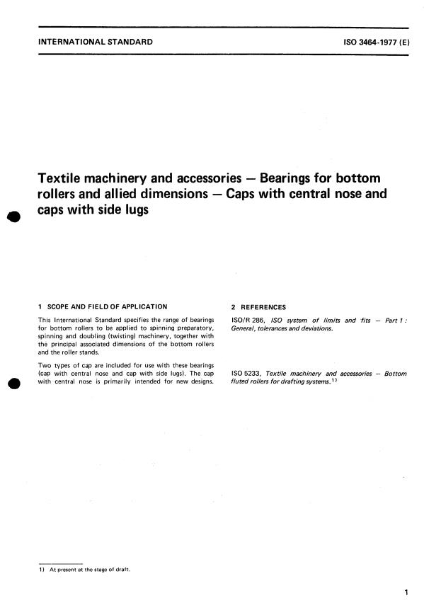 ISO 3364:1977 - Indexable (throwaway) carbide inserts with cylindrical fixation hole -- Dimensions