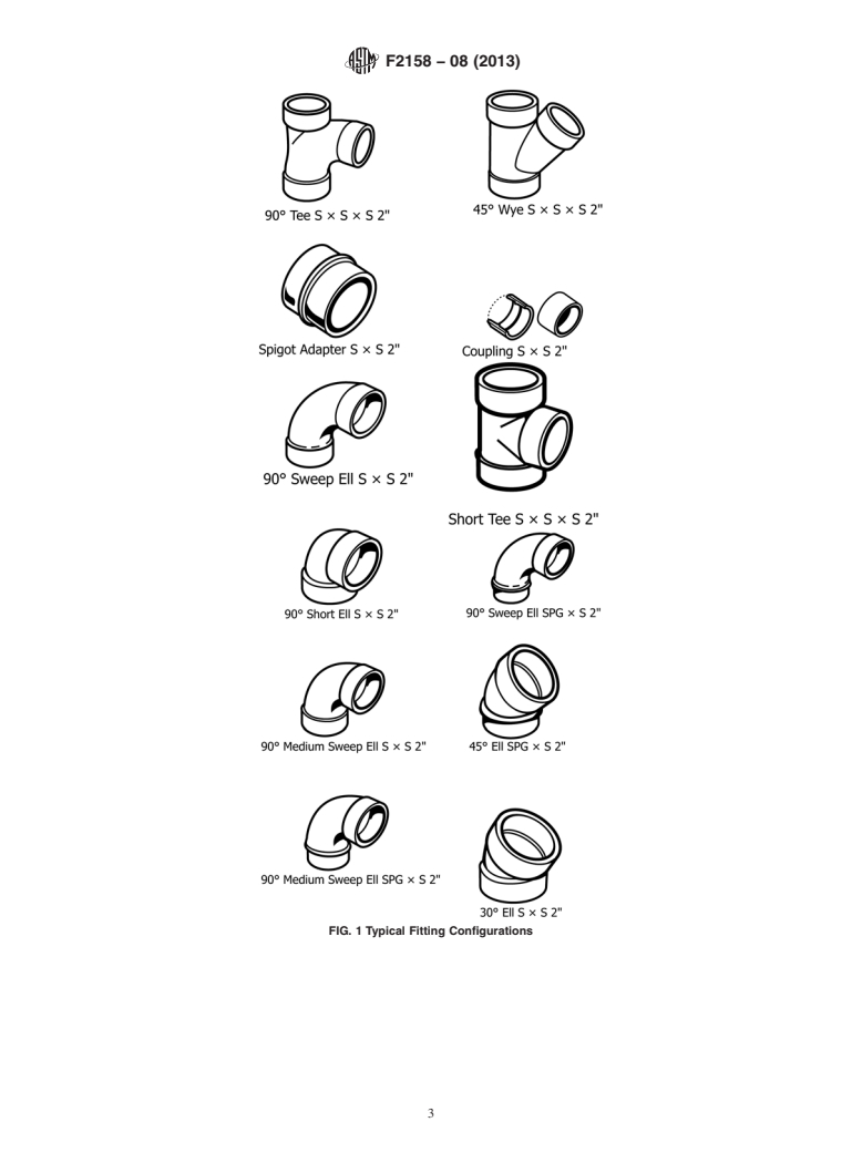 ASTM F2158-08(2013) - Standard Specification for  Residential Central-Vacuum Tube and Fittings