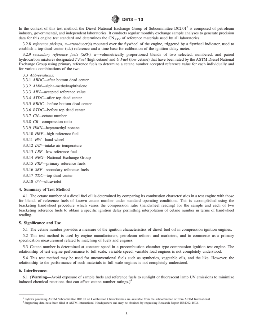 REDLINE ASTM D613-13 - Standard Test Method for  Cetane Number of Diesel Fuel Oil