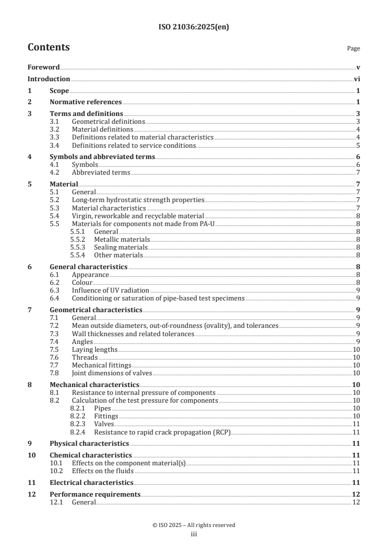 ISO 21036:2025 - Plastics piping systems for industrial applications — Unplasticized polyamide (PA-U) — Metric series for specifications for components and system
Released:29. 01. 2025