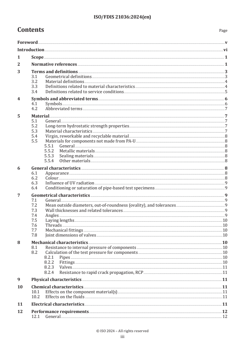 ISO 21036 - Plastics piping systems for industrial applications — Unplasticized polyamide (PA-U) — Metric series for specifications for components and system
Released:10/22/2024