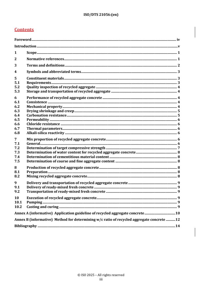 REDLINE ISO/DTS 21056 - Recycled aggregate concrete — Additional provisions and guidance for specification, performance, production and execution
Released:6. 05. 2025