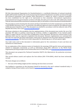 ISO 17544:2024 ISO 17544:2024 - Carbonaceous materials used in the production of aluminium — Cold and tepid ramming pastes — Determination of rammability of unbaked pastes
Released:1. 08. 2024 - Page 4 preview