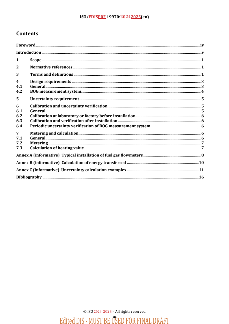 REDLINE ISO/PRF 19970 - Refrigerated hydrocarbon and non-petroleum based liquefied gaseous fuels — Metering of gas as fuel on LNG carriers during cargo transfer operations
Released:7. 05. 2025