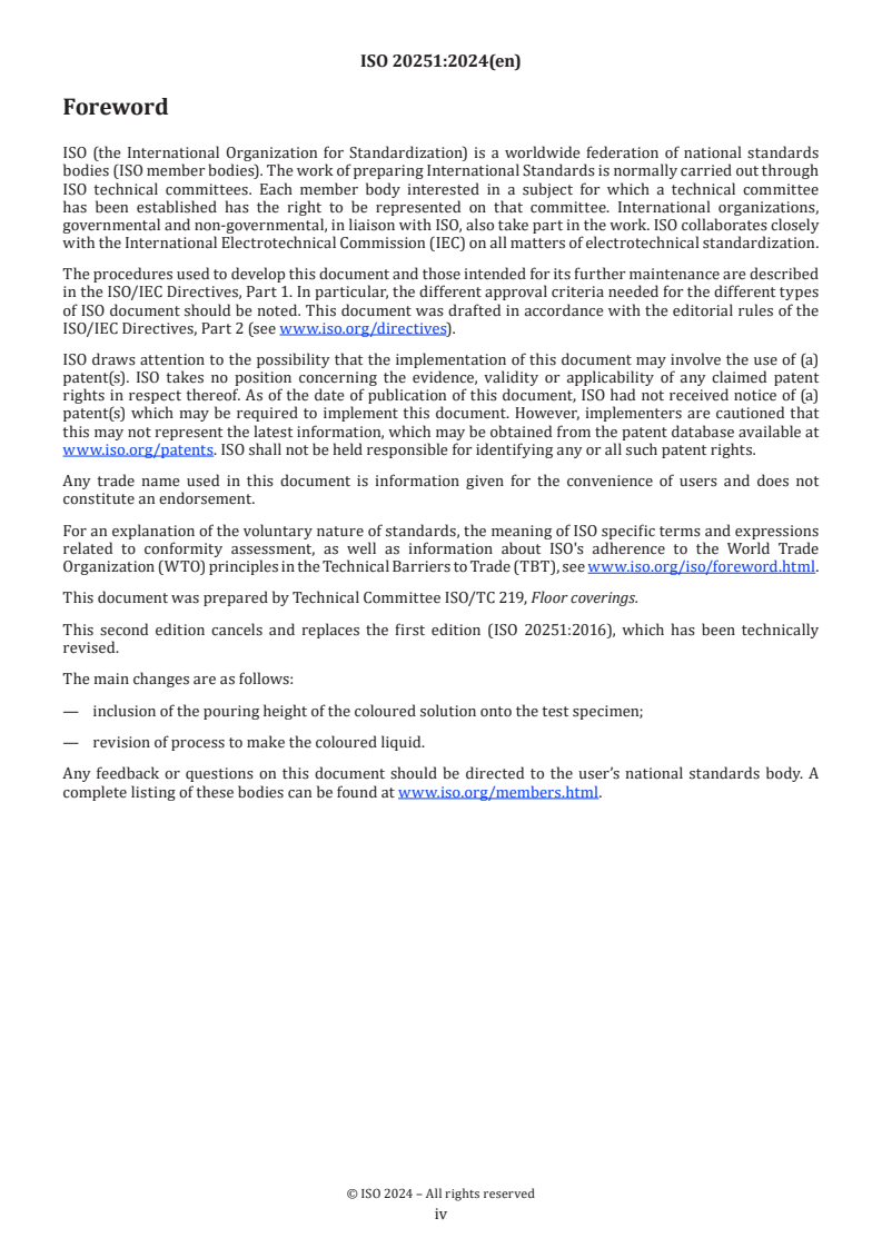 ISO 20251:2024 ISO 20251:2024 - Textile floor coverings — Water impermeability test
Released:12/6/2024 - Page 4 preview
