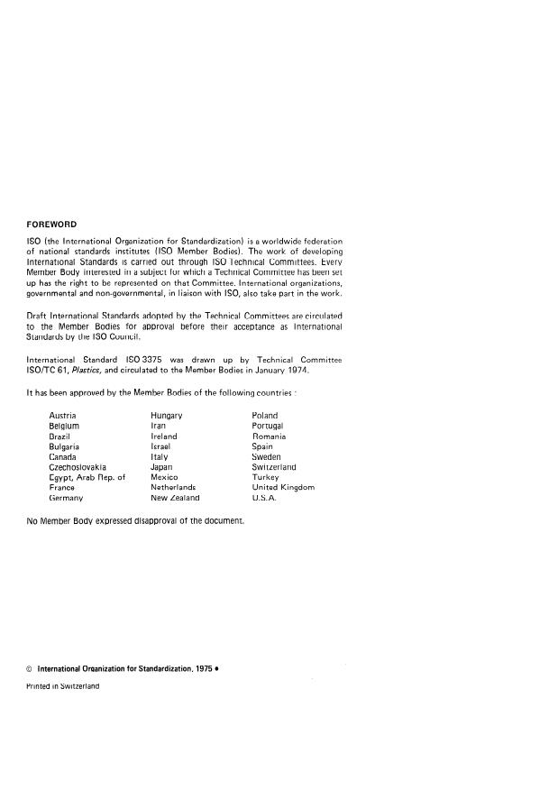 ISO 3375:1975 ISO 3375:1975 - Textile glass -- Determination of stiffness of rovings - Page 2 preview