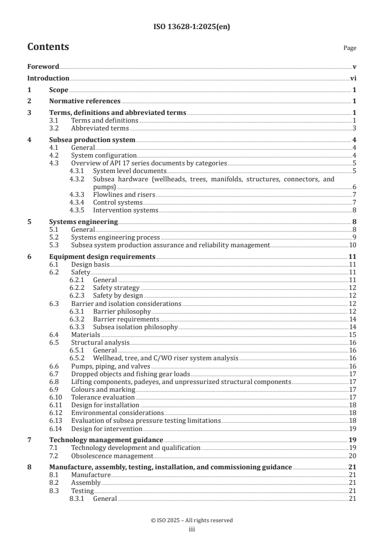 ISO 13628-1:2025 - Oil and gas industries including low carbon energy — Design and operation of subsea production systems — Part 1: General requirements and recommendations
Released:27. 01. 2025