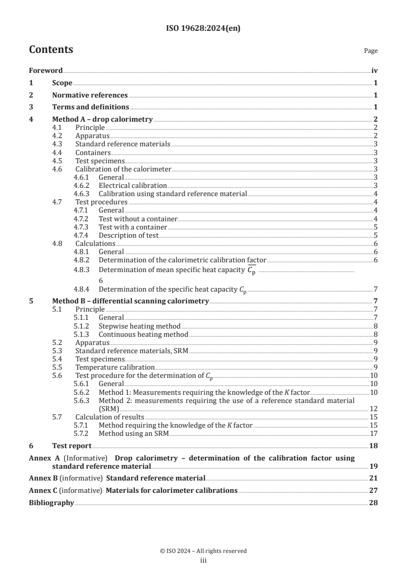 ISO 19628:2024 - Fine ceramics (advanced ceramics, advanced technical ceramics) — Thermophysical properties of ceramic composites — Determination of specific heat capacity
Released:11/7/2024