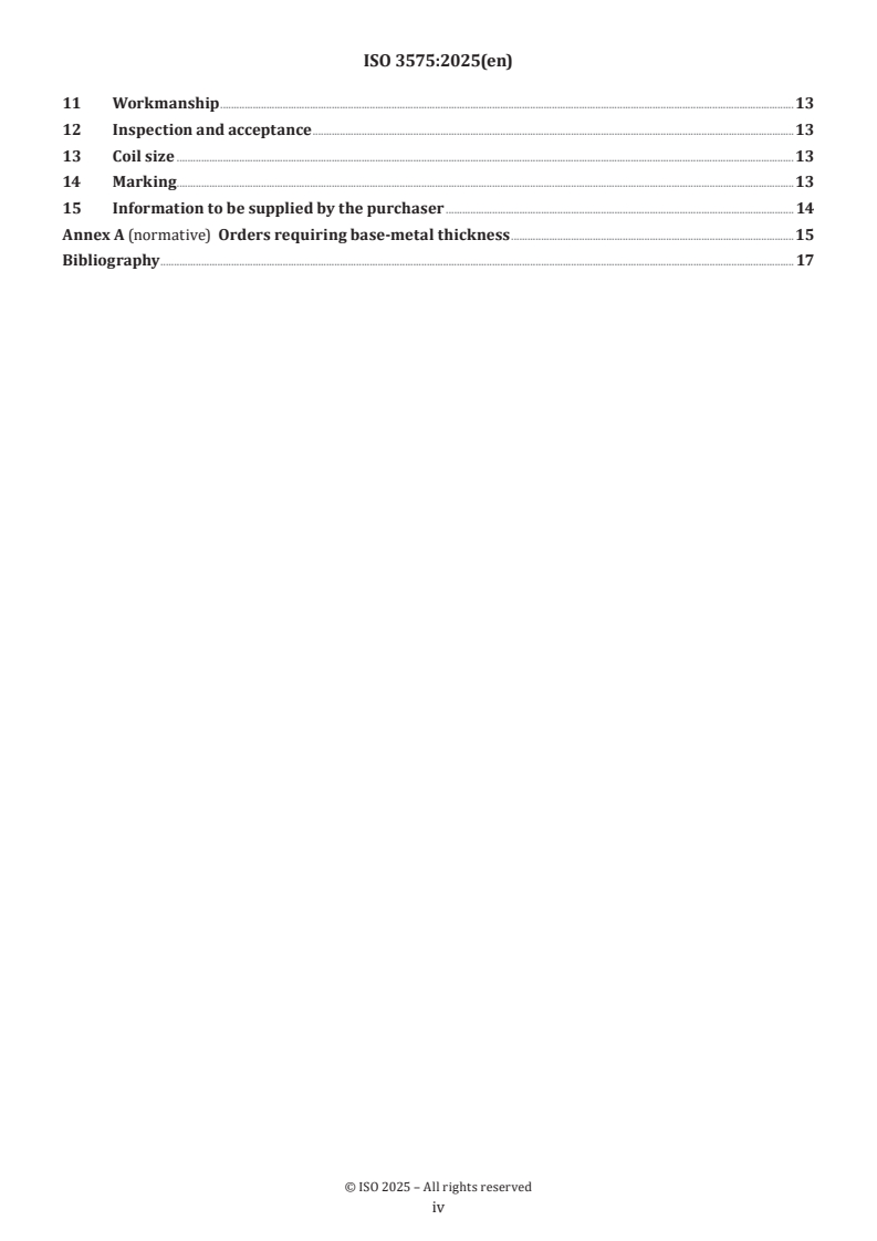 ISO 3575:2025 ISO 3575:2025 - Continuous hot-dip zinc-coated and zinc-iron alloy-coated carbon steel sheet of commercial and drawing qualities
Released:1. 04. 2025 - Page 4 preview