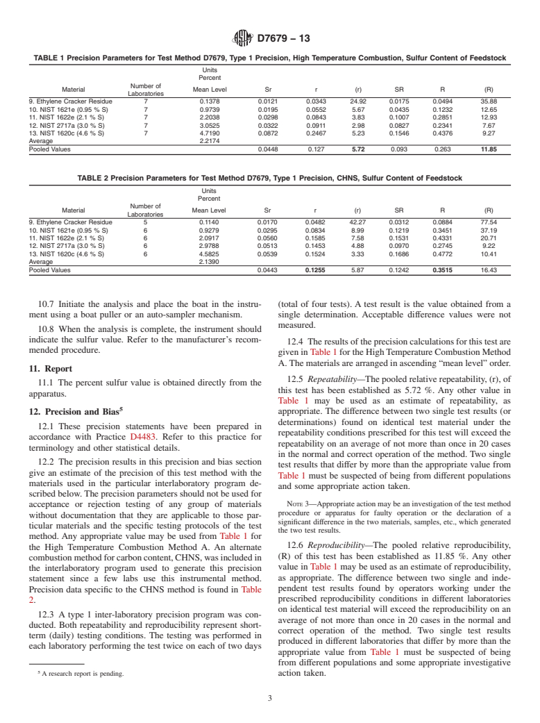 ASTM D7679-13 - Standard Test Method for  Sulfur Content in Carbon Black Feedstock Oils