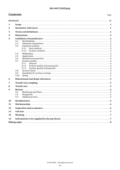 ISO 4997:2025 ISO 4997:2025 - Cold-reduced carbon steel sheet of structural quality
Released:1. 04. 2025 - Page 3 preview