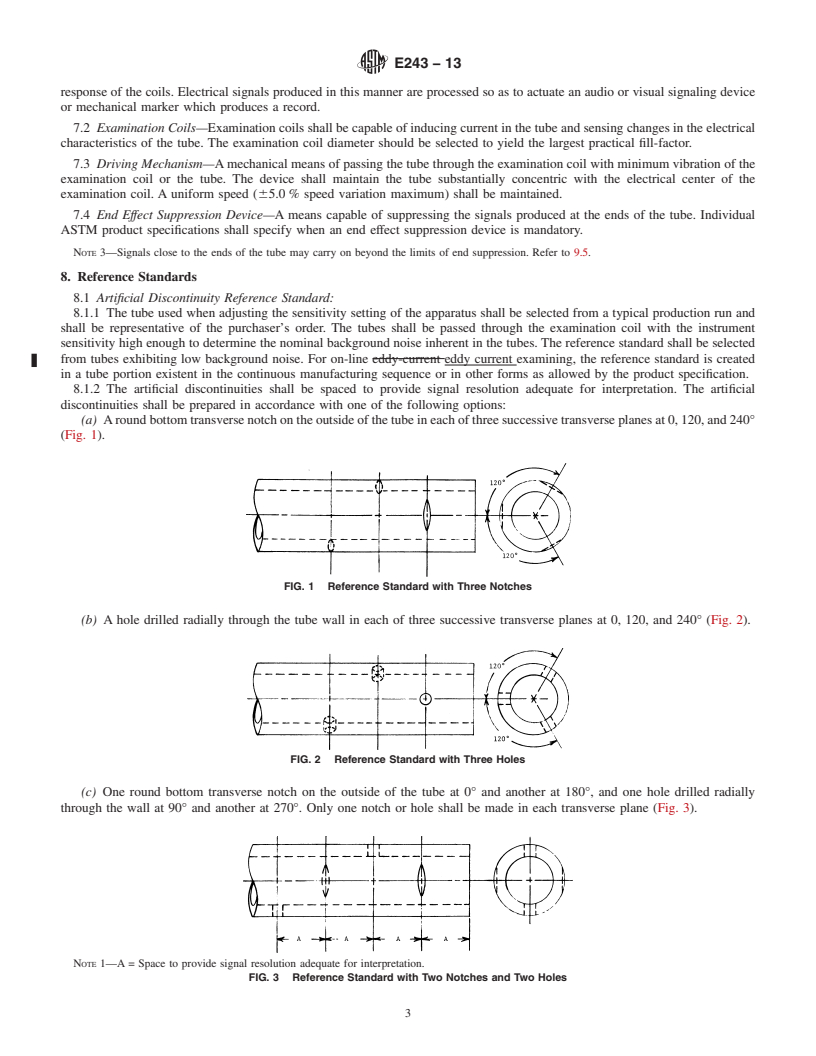REDLINE ASTM E243-13 - Standard Practice for  Electromagnetic (Eddy Current) Examination of Copper and Copper-Alloy  Tubes