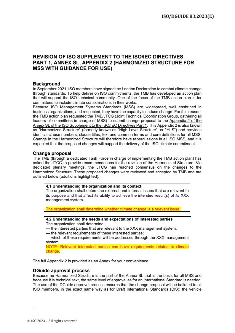 ISO/DGuide 83 - Harmonized structure for MSS with guidance for use
Released:23. 03. 2023
