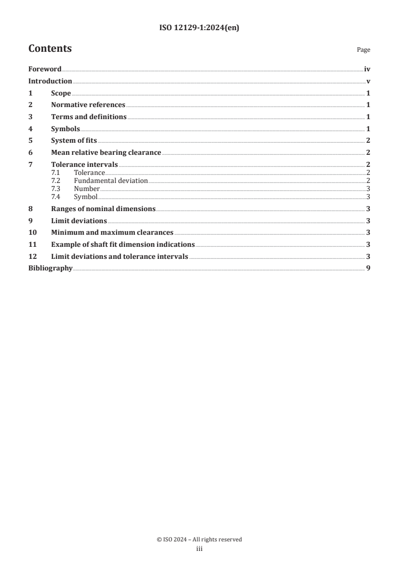 ISO 12129-1:2024 - Plain bearings — Tolerances — Part 1: Fits
Released:12/19/2024