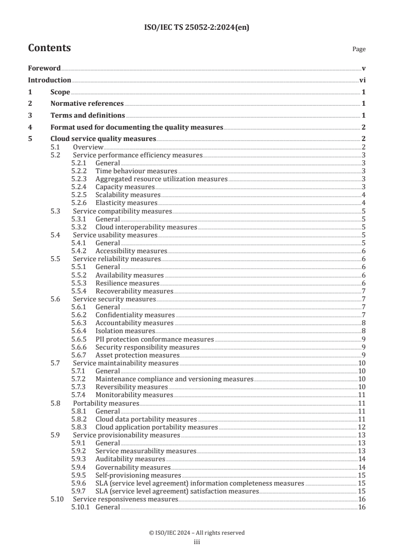 ISO/IEC TS 25052-2:2024 - Systems and software engineering — Systems and software Quality Requirements and Evaluation (SQuaRE): cloud services — Part 2: Quality measurement
Released:12/16/2024