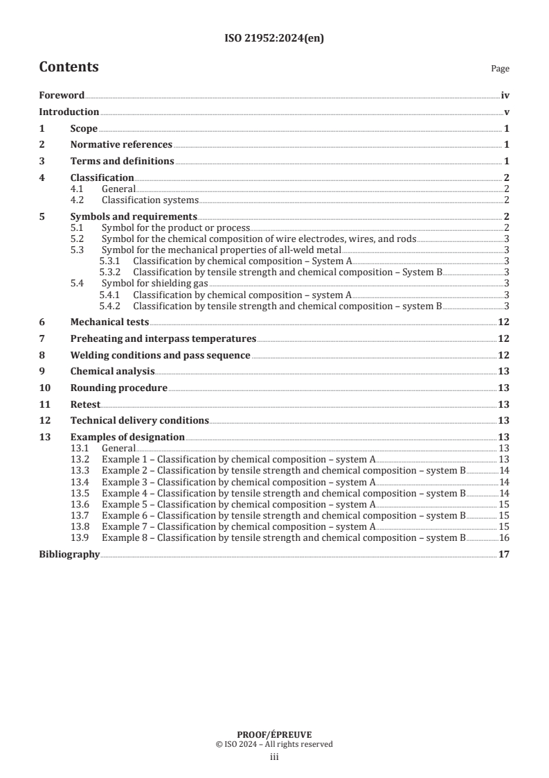 ISO 21952 - Welding consumables — Wire electrodes, wires, rods and deposits for gas shielded arc welding of creep-resisting steels — Classification
Released:12/10/2024