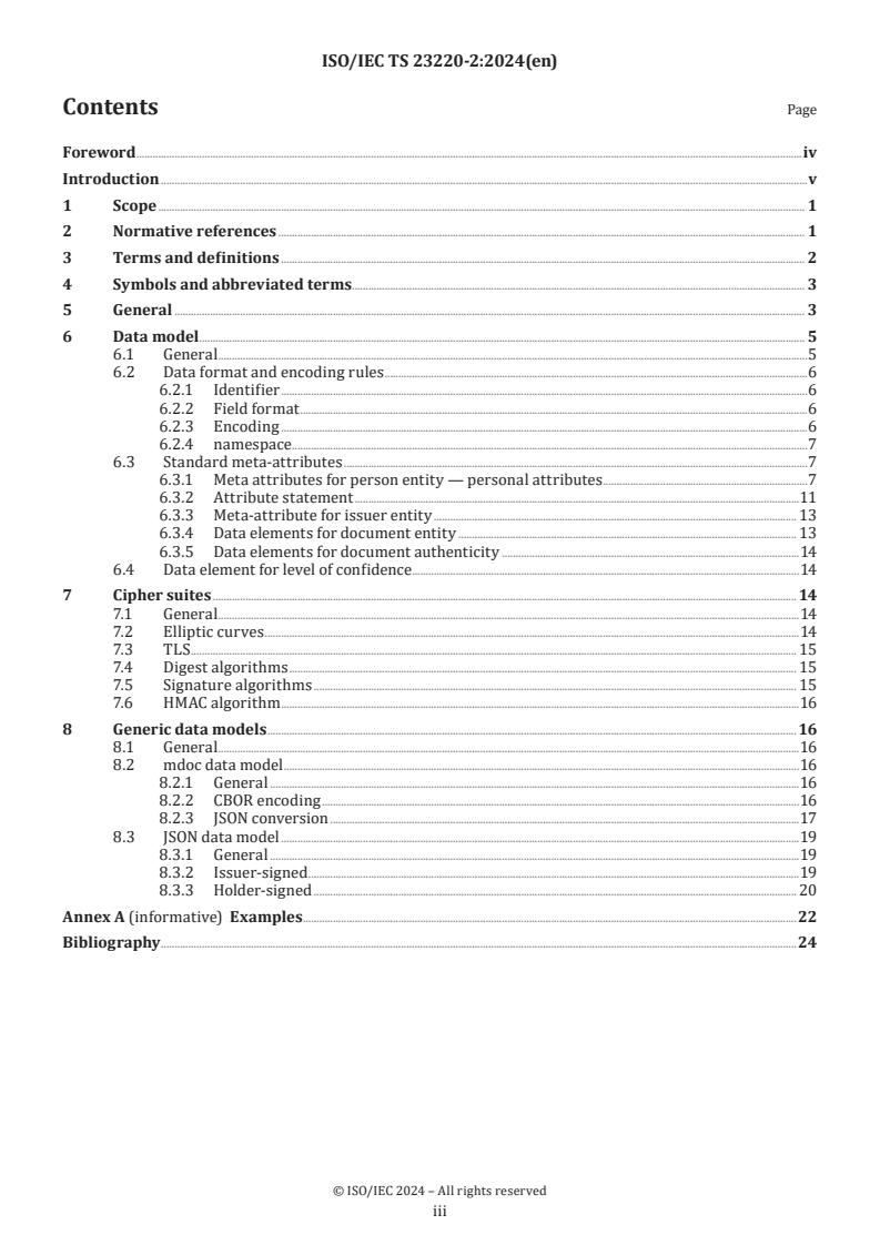 ISO/IEC TS 23220-2:2024 - Cards and security devices for personal identification — Building blocks for identity management via mobile devices — Part 2: Data objects and encoding rules for generic eID systems
Released:11/1/2024