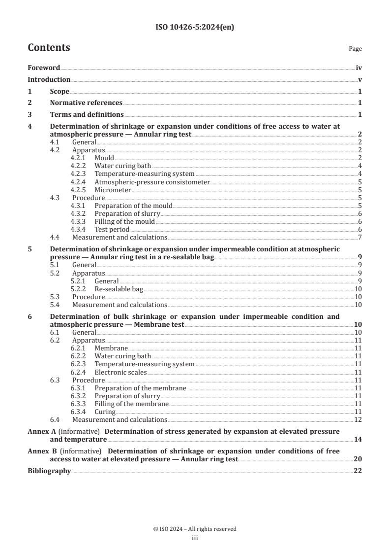 ISO 10426-5:2024 - Oil and gas industries including lower carbon energy — Cements and materials for well cementing — Part 5: Determination of shrinkage and expansion of well cement formulations
Released:20. 09. 2024